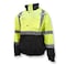 Radians Hi-Vis 3-in-1 Bomber Jacket, Ripstop Polyester, Class Type R Class 3 Hi-Vis Green / Black, 2XL SJ320B-3ZGS-2X - alternate 1